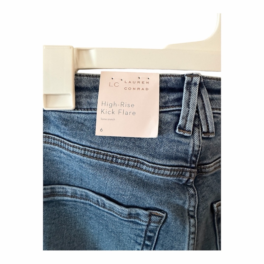 LC Lauren Conrad High Rise Kick Flare Jeans - Picture 5 of 5